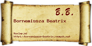 Bornemissza Beatrix névjegykártya